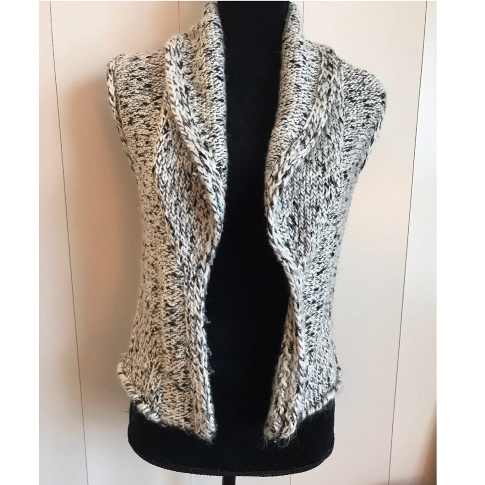 Ann Taylor LOFT Wool Blend Vested Cardigan Wrap